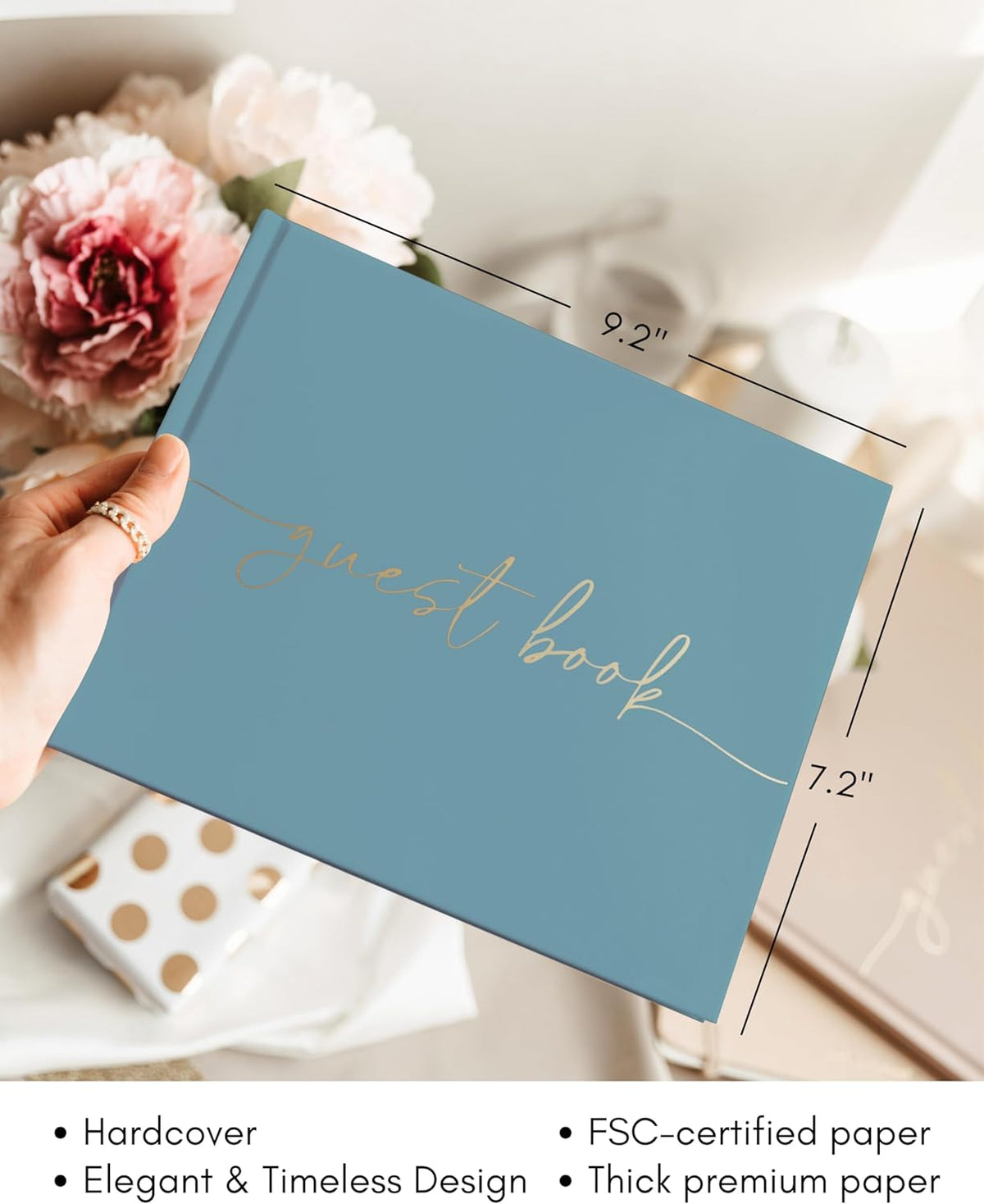 Lamare Wedding Guest Book – Polaroid Guest Book for Wedding Reception, Baby Shower, Birthday