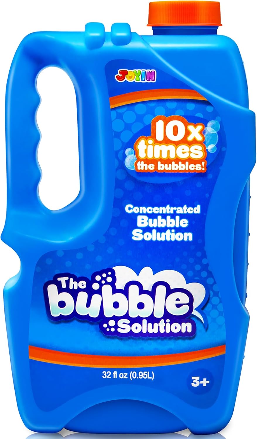 JOYIN 32 OZ Concentrated Bubble Solution for Bubble Machines (Up to 2.5 Gallons), Concentrated