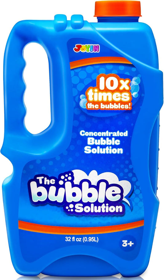 JOYIN 32 OZ Concentrated Bubble Solution for Bubble Machines (Up to 2.5 Gallons), Concentrated