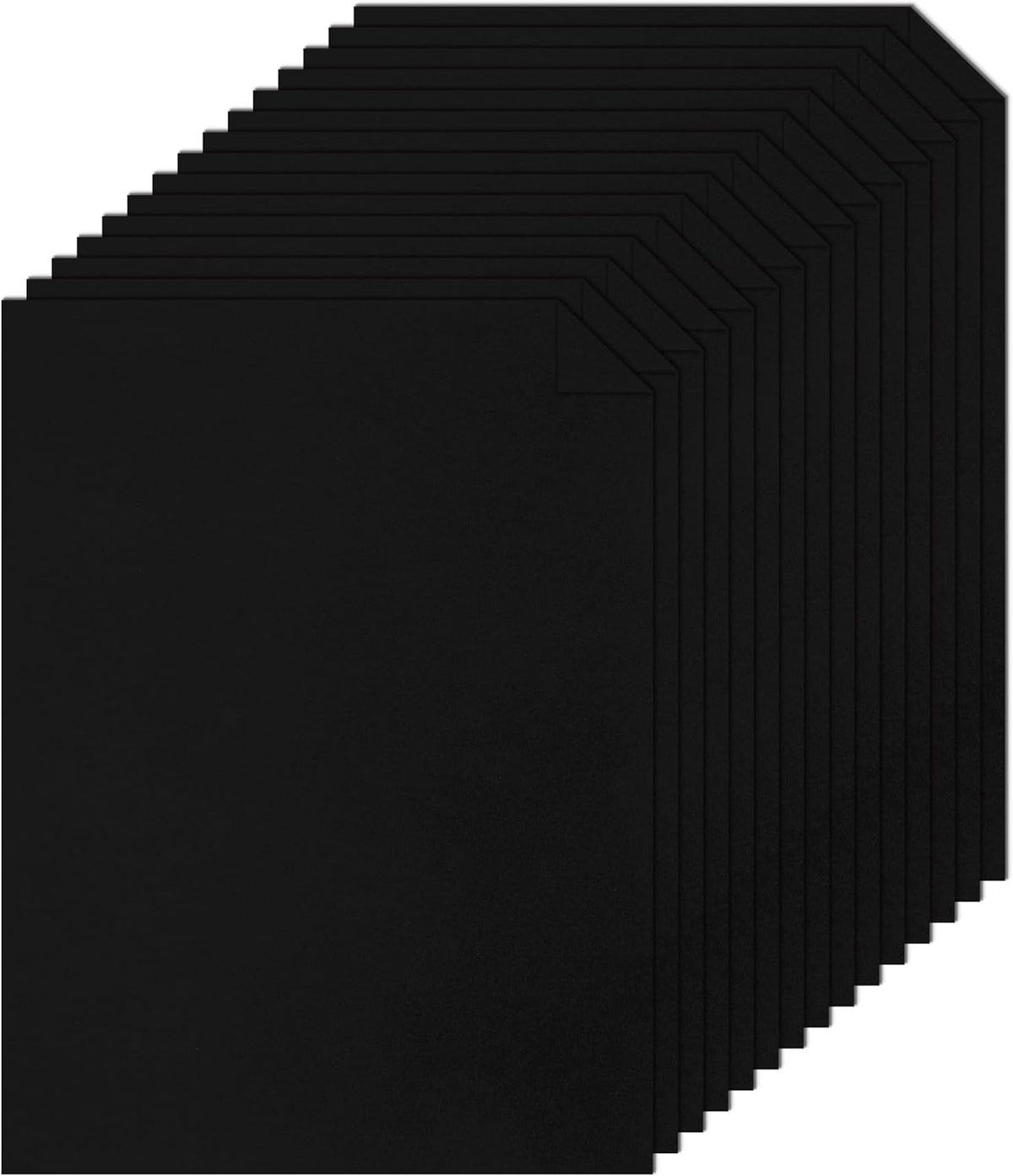120 Sheets Black Cardstock 8.5 x 11 Printer Paper, 92lb Heavyweight Black Card Stock for DIY Cards