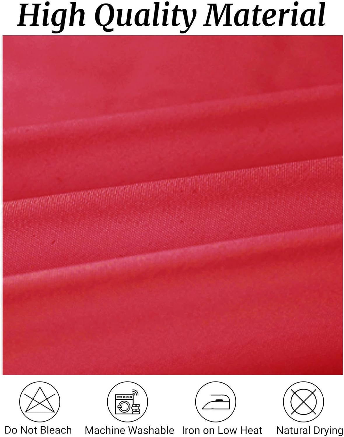 Fokitut 6 Pack Round Tablecloth, 132 Inch, Stain Resistant and Wrinkle Polyester Table Cloth