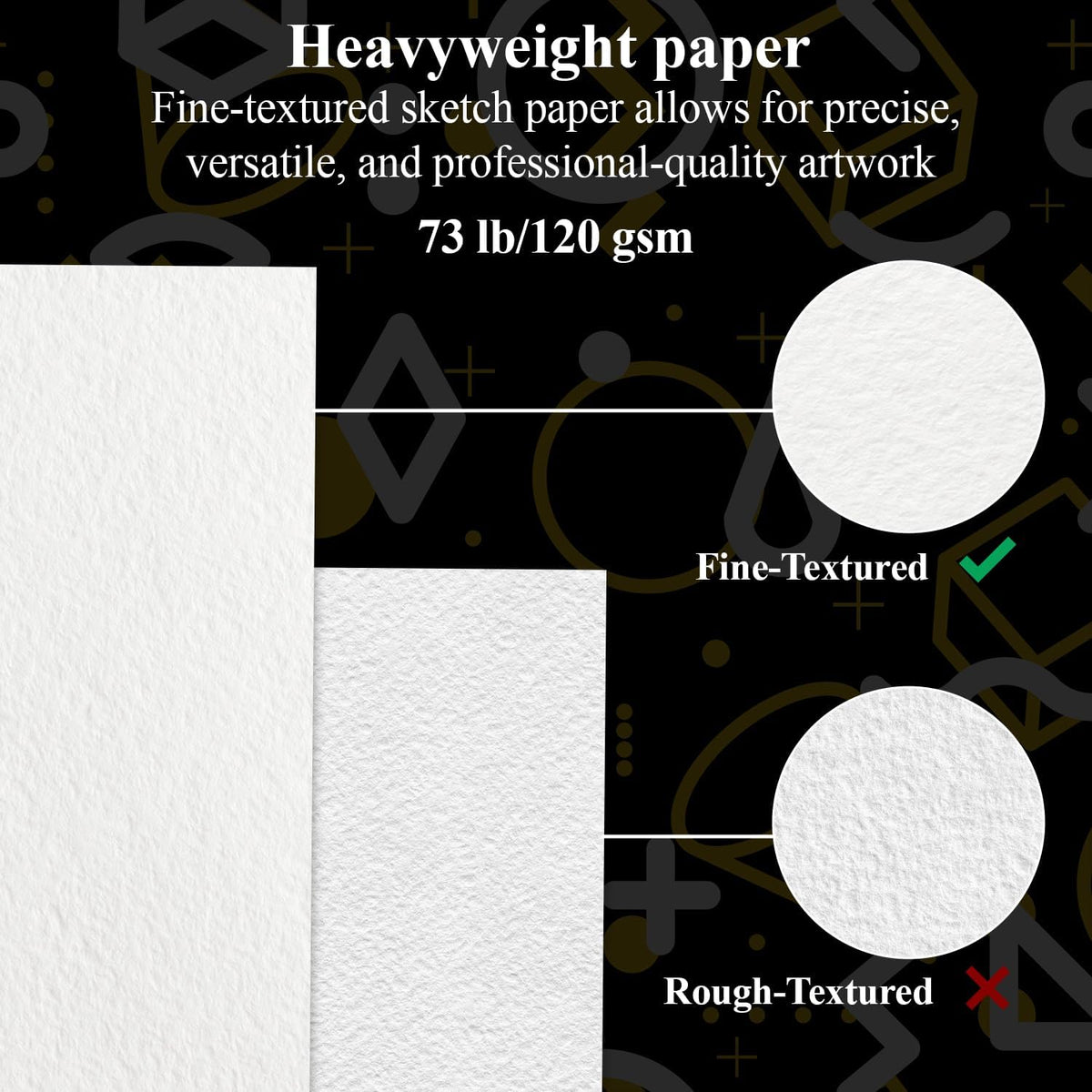 Sketch Book for Kids, 9" x 12" Kid Sketchbook, 100 Sheets (73lb/120gsm) Drawing Paper for Kids