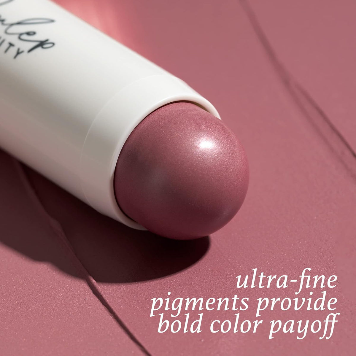 Julep Skip The Brush Cream to Powder Blush Stick - Muted Mauve - Blendable and Buildable Color