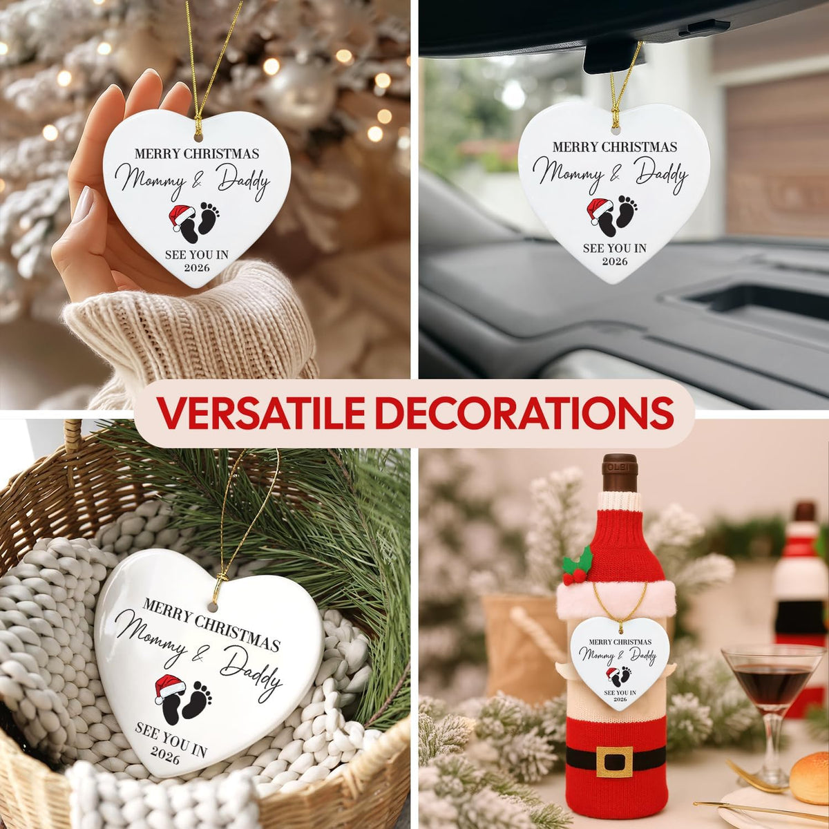 NewEleven Pregnancy Announcement Gifts for Husband Wife Family, Gender Reveal Gifts, Pregnancy Gift