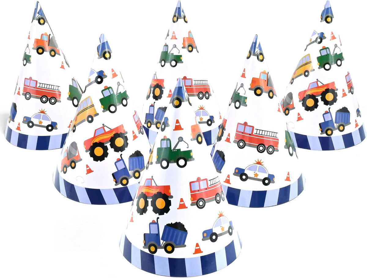 CANREVEL 12 PCS Party Hats for Kids and Adults, Party Headwear, Happy Birthday Hats, Birthday Party