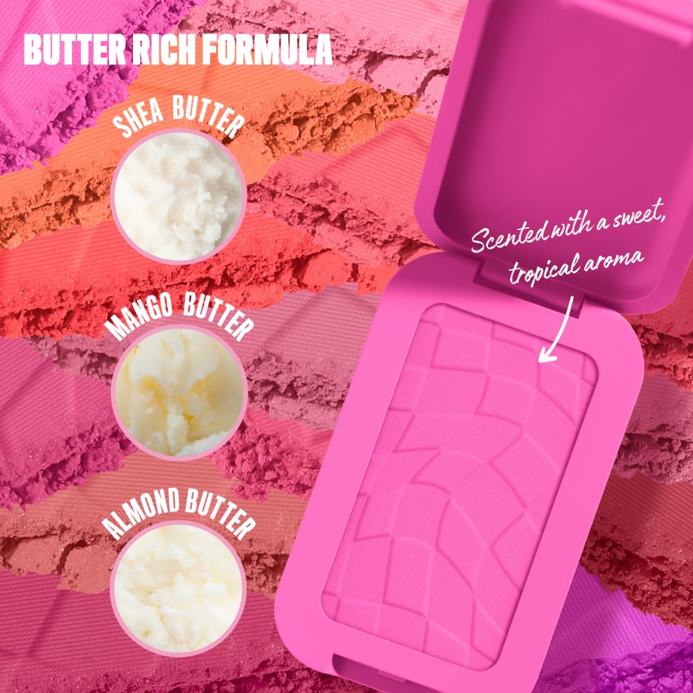 NYX PROFESSIONAL MAKEUP Buttermelt Powder Blush, Fade and Transfer-Resistant Blush, Up to 12HR Make
