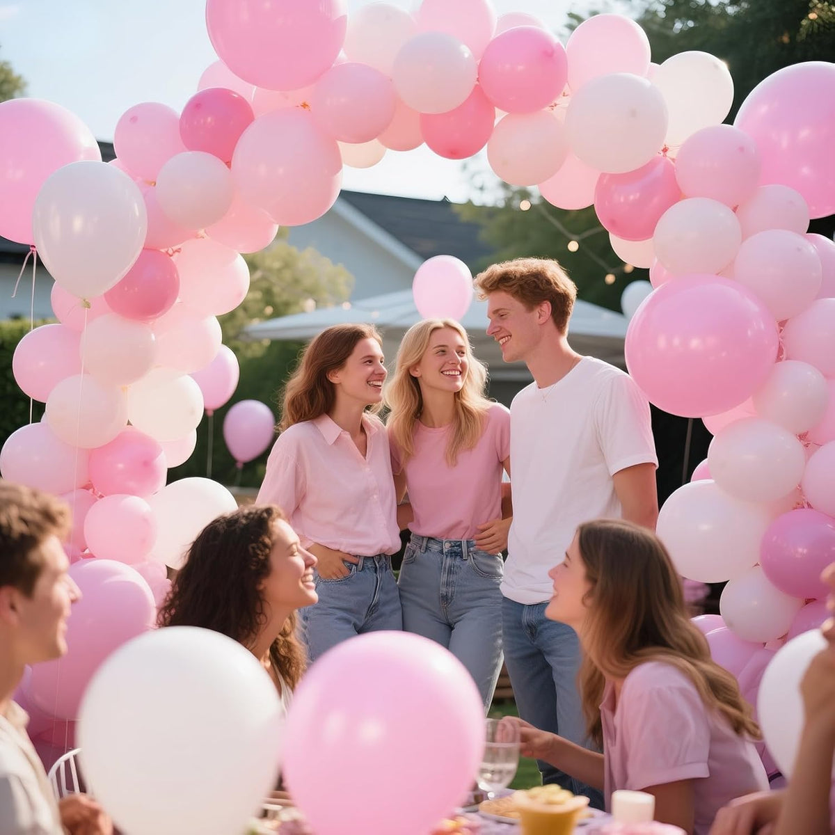KAWKALSH Light Pink Balloon Arch Kit 111Pcs 18 12 5 Inch Latex Party Balloons Garland for Birthday