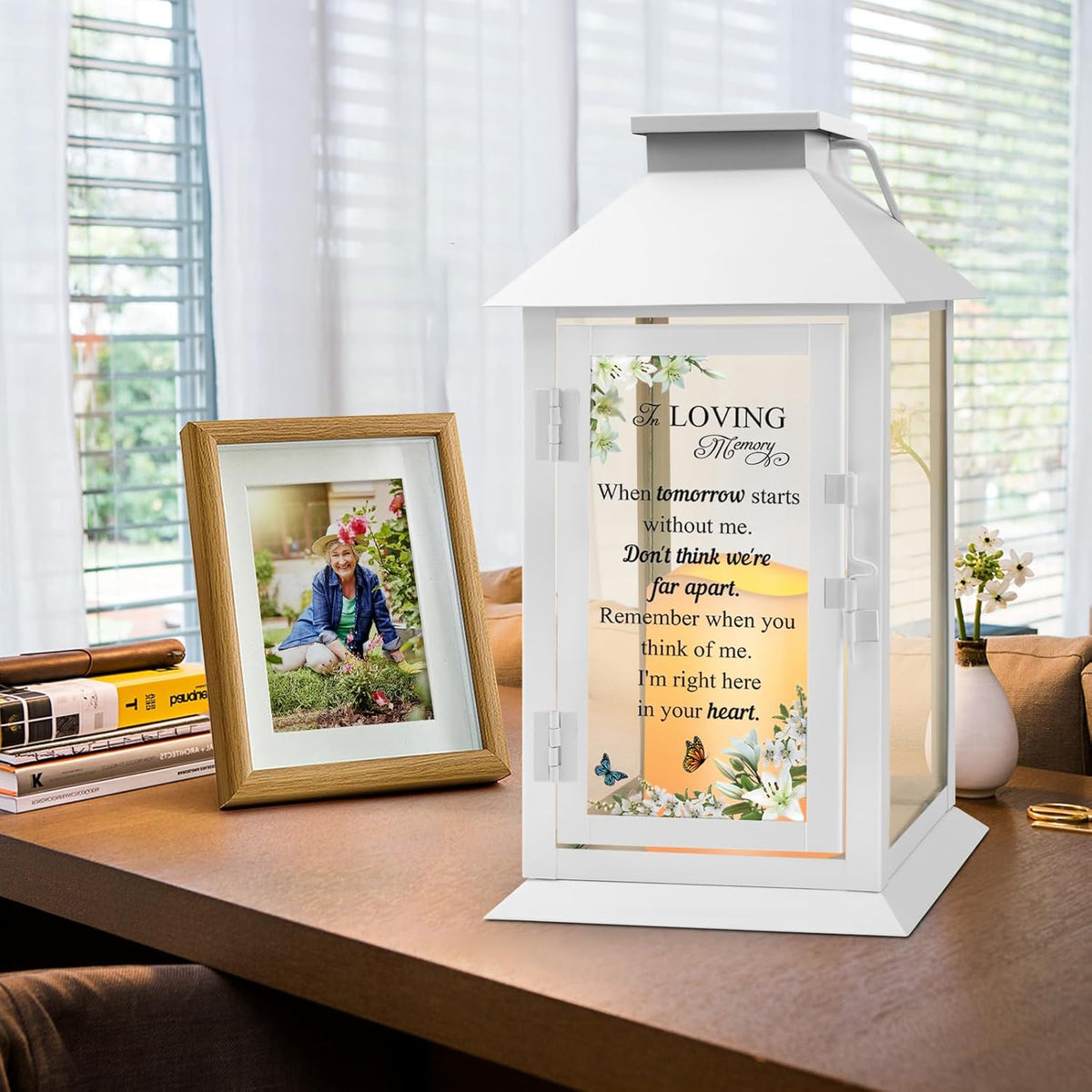 Memorial Lantern Bereavement Gifts in Memory of Loved One Memorial Gifts for Loss of Mother Loss of