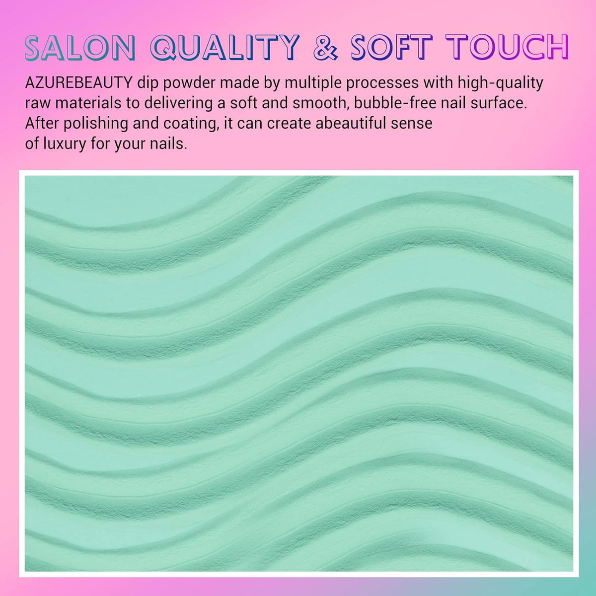 AZUREBEAUTY Color Changing Dip Powder Nail Set, Blue Green Pink Red Grey Trend Ombre Cold Warm