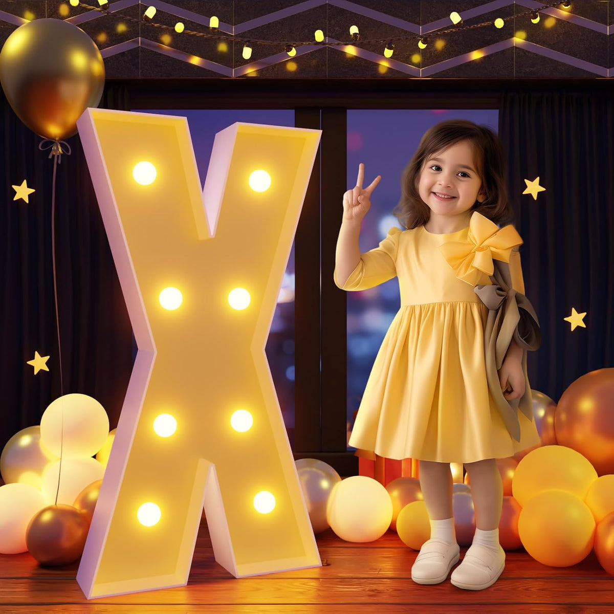 Marquee Letters 3 Feet Tall Large Light Up Letters X Happy Birthday Decorations Marry Me Engagement