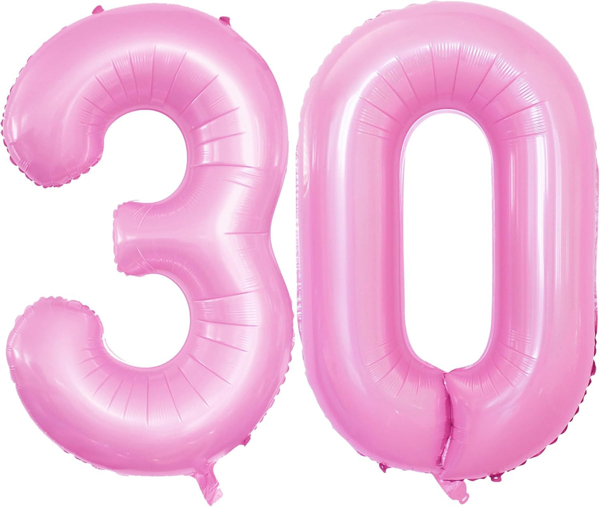 GOER Number 30 Balloons for 30th Birthday Party Decorations,42 Inch Jumbo Foil Helium Balloons for
