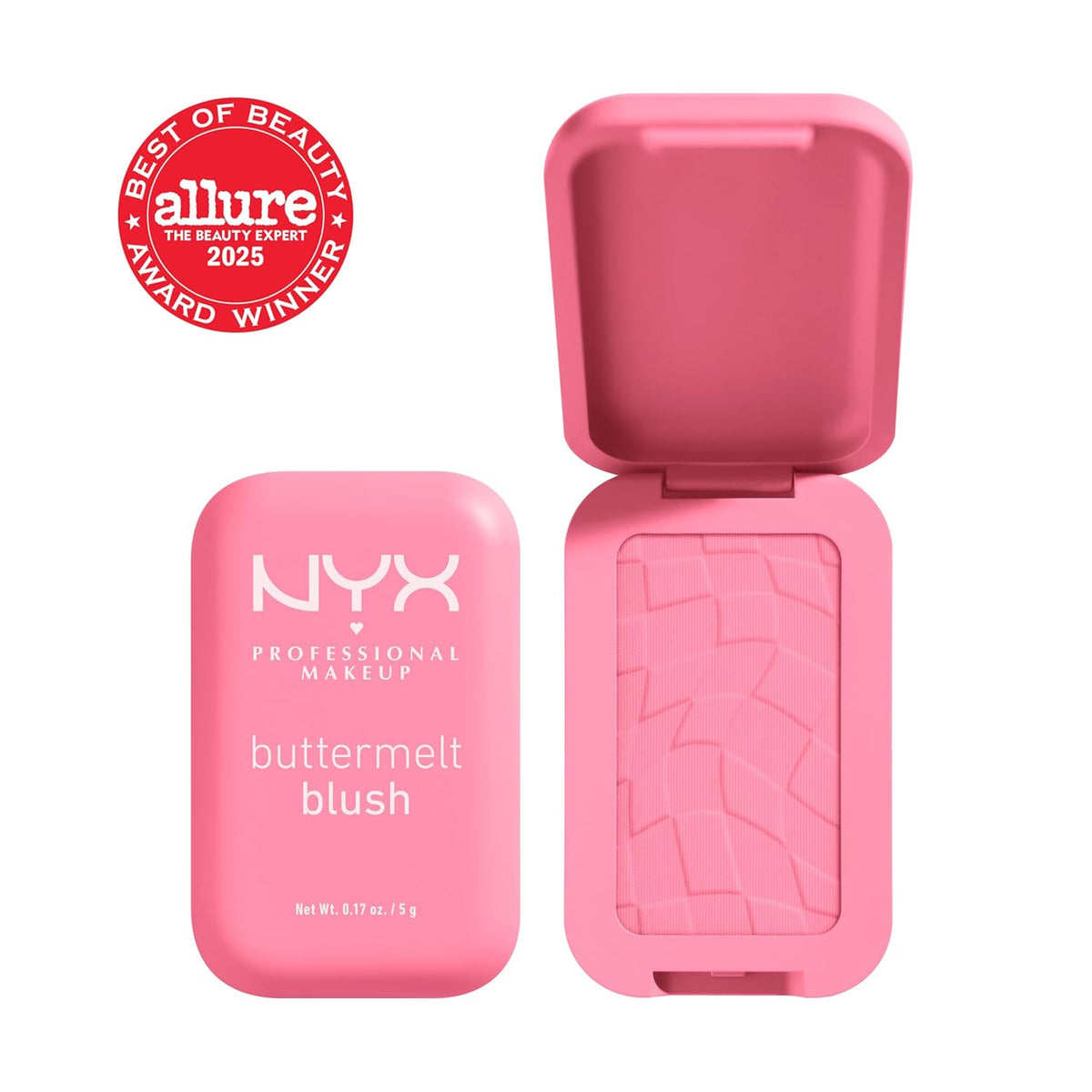 NYX PROFESSIONAL MAKEUP Buttermelt Powder Blush, Fade and Transfer-Resistant Blush, Up to 12HR Make