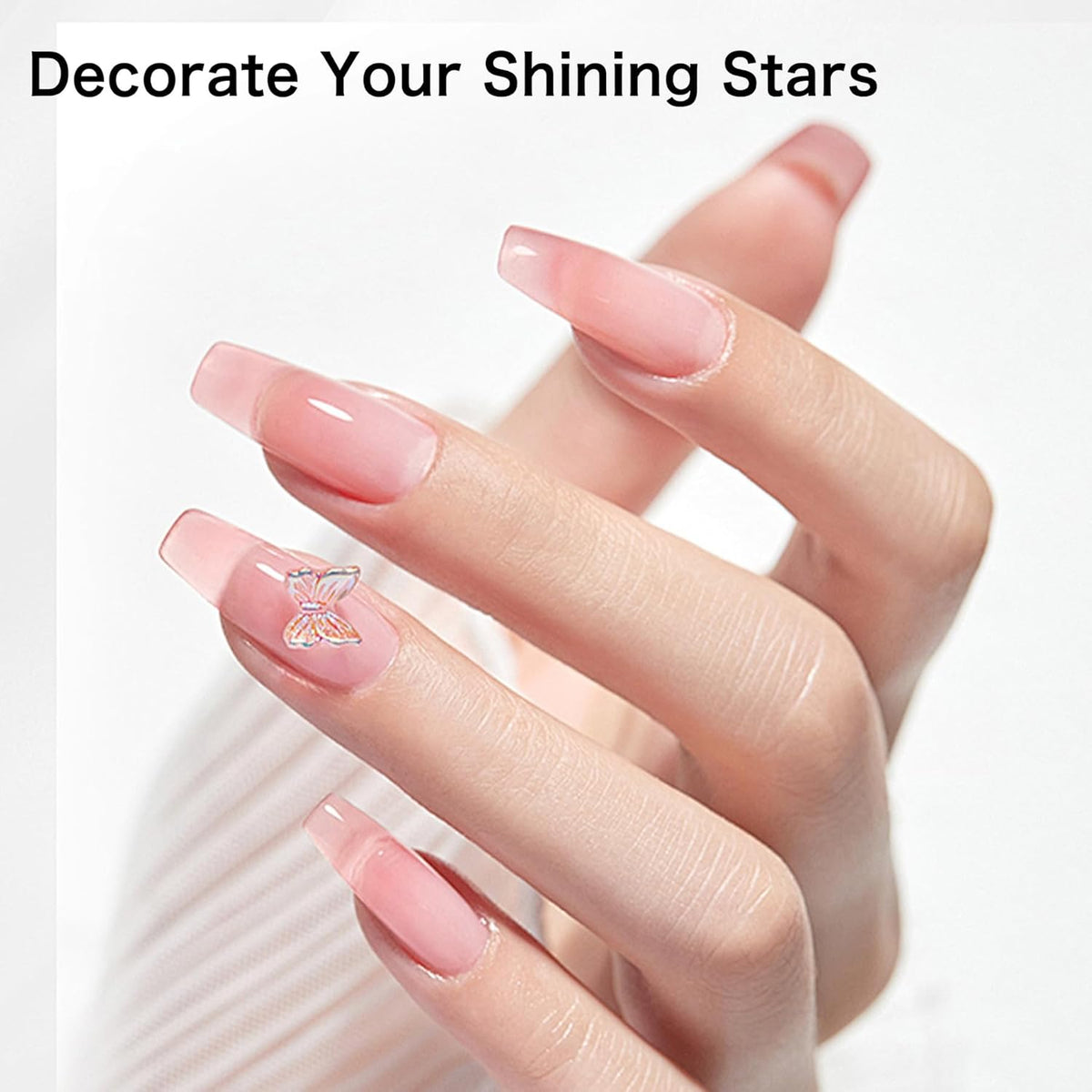 Solid Gel Nail Tips: Semi Solid Soft Nail Glue for Press Super Strong Fake Nail Glue Acrylic Nails