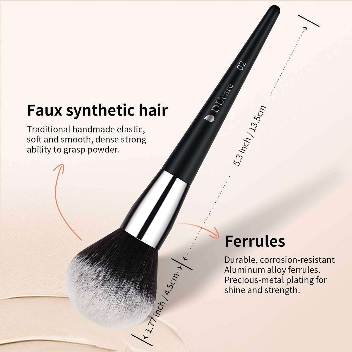 DUcare Makeup Brushes Set Professional 32Pcs Make up Brushes Premium Synthetic Kabuki Foundation