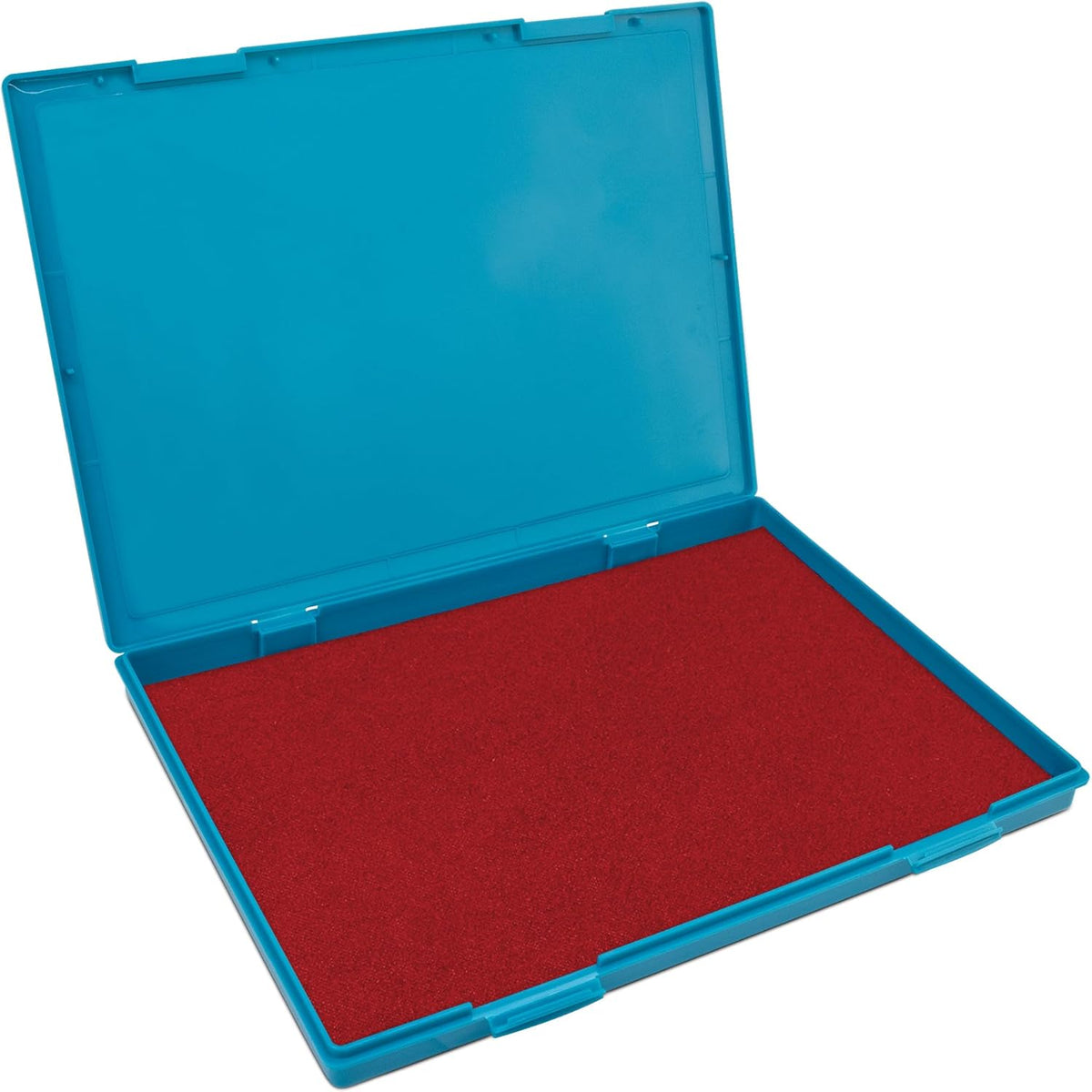 MaxMark Extra Large Crimson Red Ink Stamp Pad - 8.25" x 11.5" - Industrial Felt Pad - Crimson Red