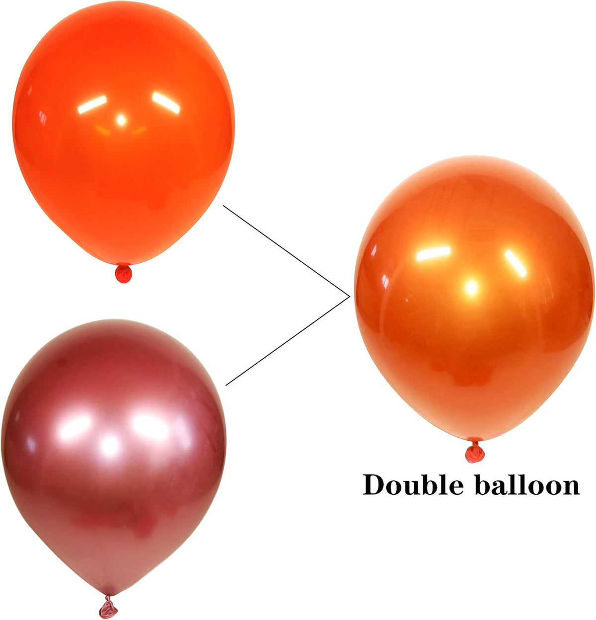 Metallic colored balloons 50 pcs 10 inch multicolor balloons Double layer colorful balloons are