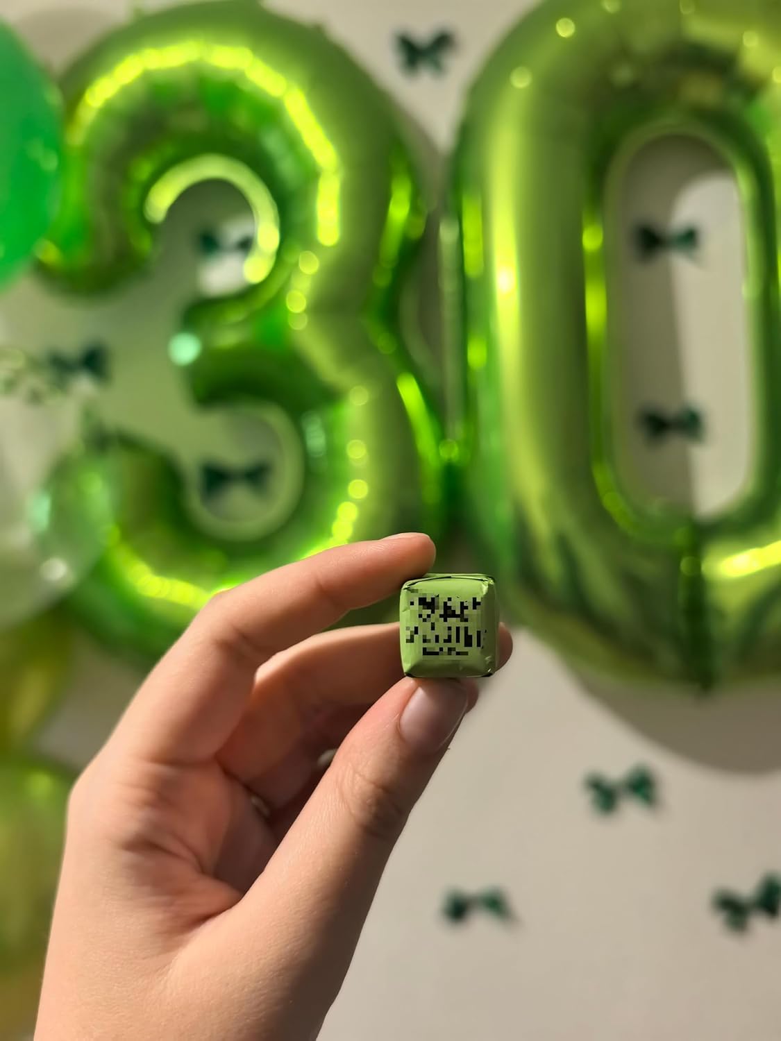 Light Green Helium Number Balloon 40 Inch, Giant Foil Light Green Number 0 Birthday Balloons, Large