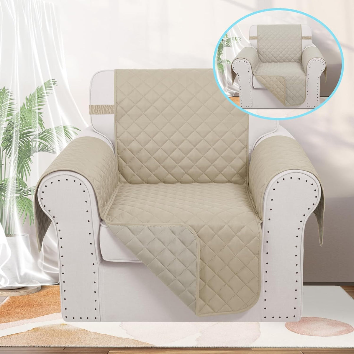 Recliner Chair Covers Reversible Sofa Cover Couch Cover for Pets Lazy Boy Furniture