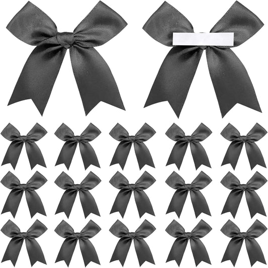 50 Pieces Gift Wrap Bows Premium Satin Ribbon Bows 3.3 Inch Craft Bows for Gift Wrapping DIY Treat
