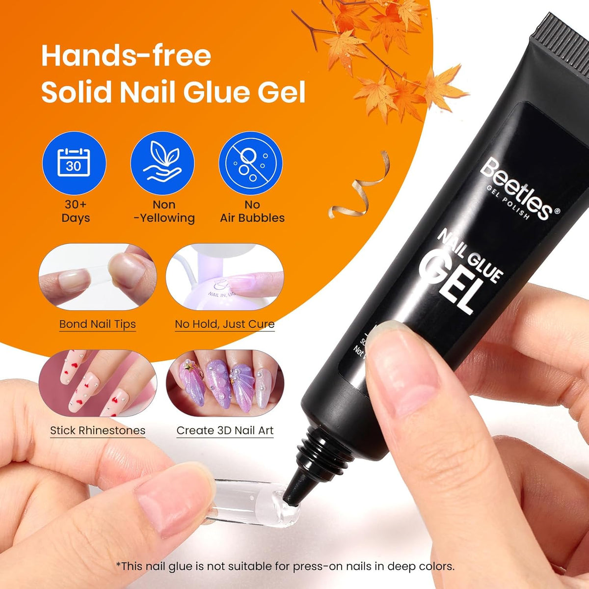 Beetles Gel Nail Kit Medium Almond with Nail Dehydrator and Primer, 576Pcs Half Matte Etch-X Gel
