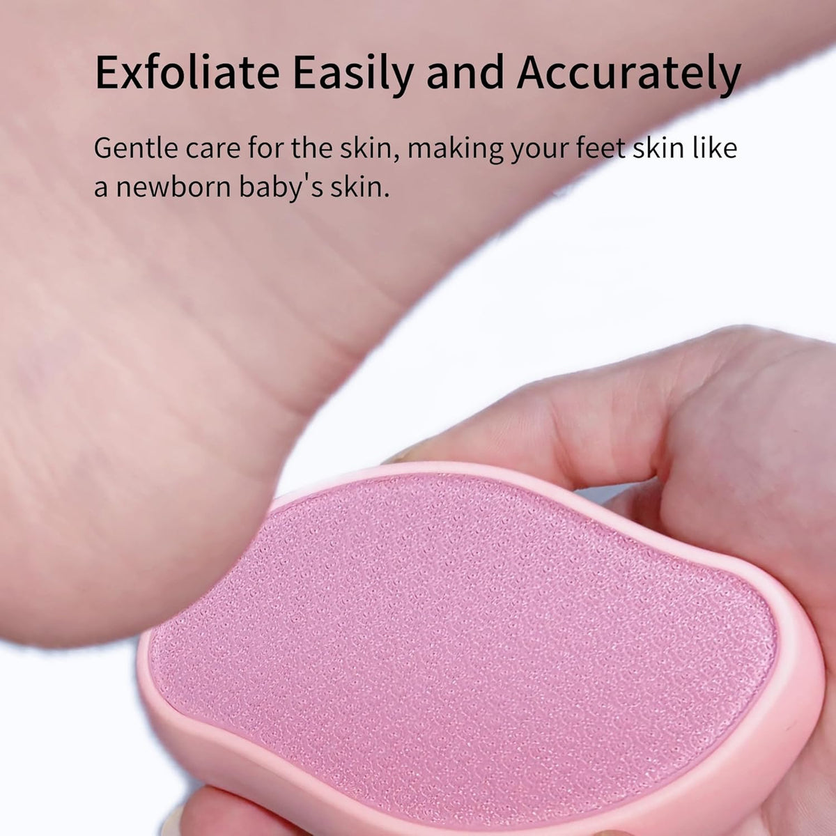 Nano Glass Foot File, Pedicure Tool and exfoliator, Glass Surface, Comfortable Hand and Foot