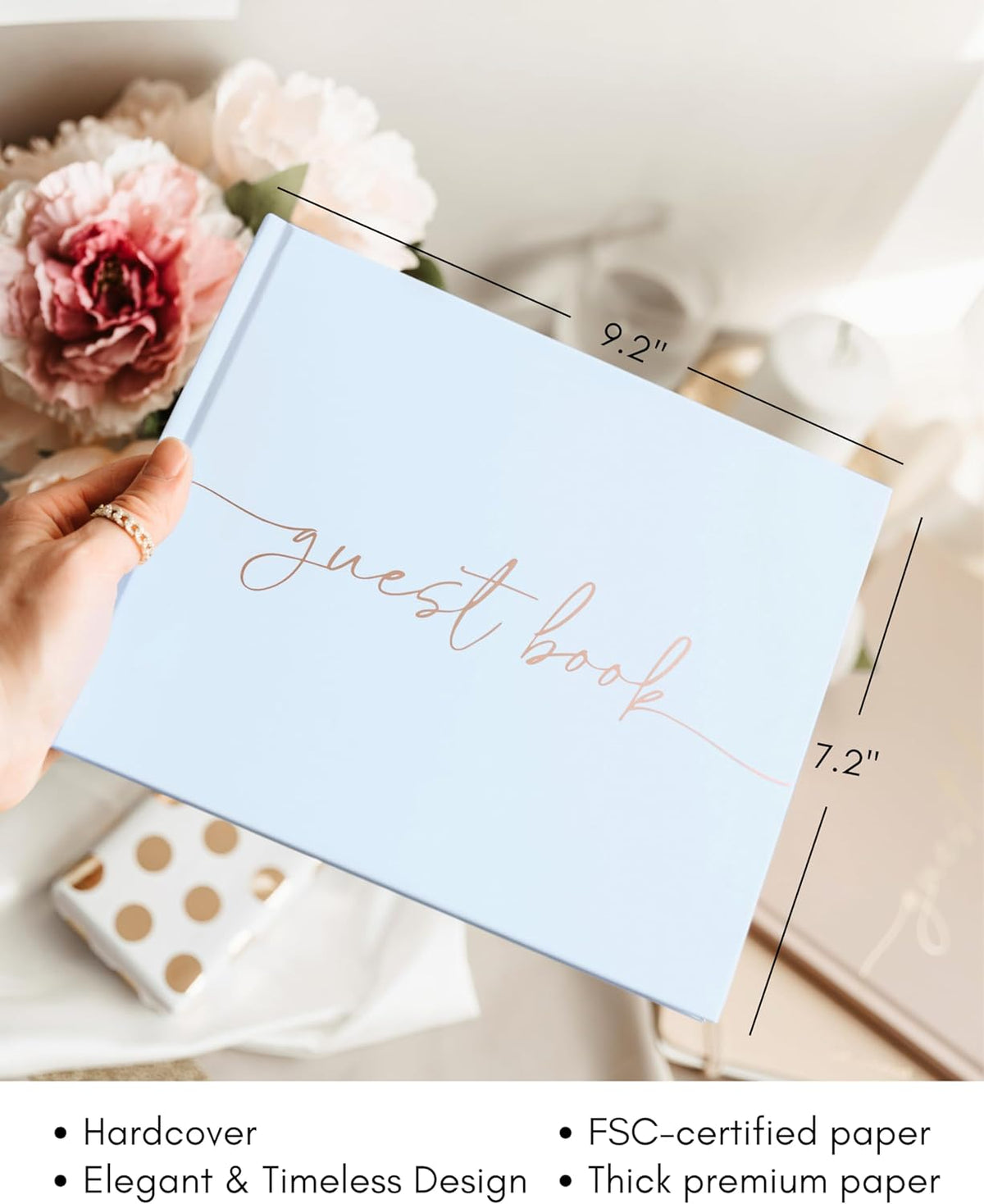 Lamare Wedding Guest Book – Polaroid Guest Book for Wedding Reception, Baby Shower, Birthday