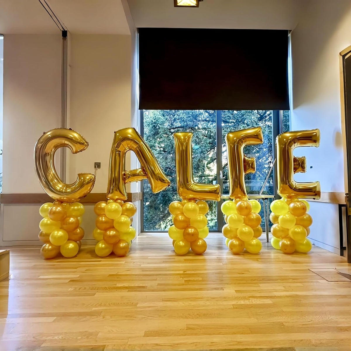 40 Inch Foil Letter Balloon, Giant Alphabet G Customize Balloon, Large Self Inflating Gold Decor
