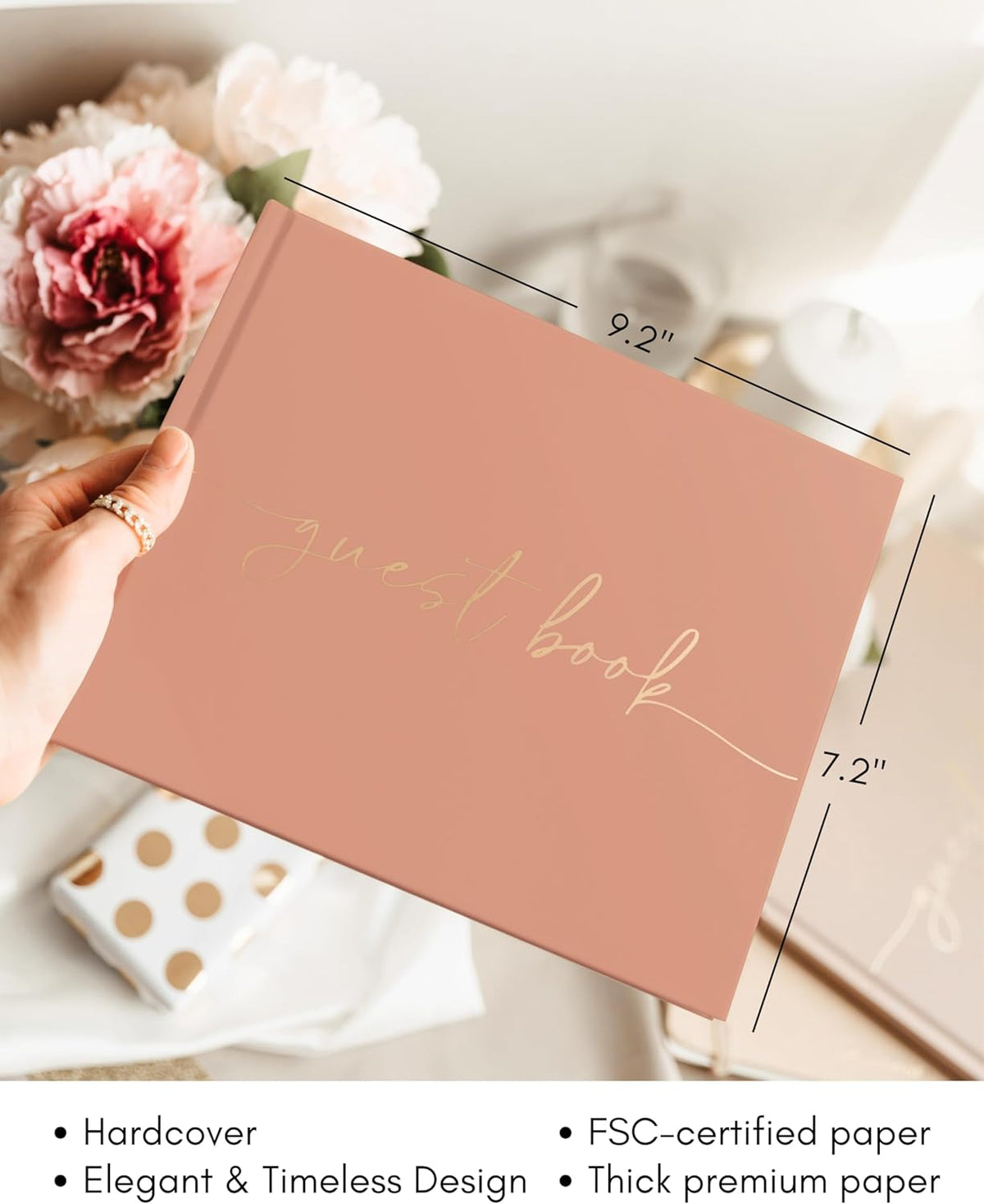 Lamare Wedding Guest Book – Polaroid Guest Book for Wedding Reception, Baby Shower, Birthday