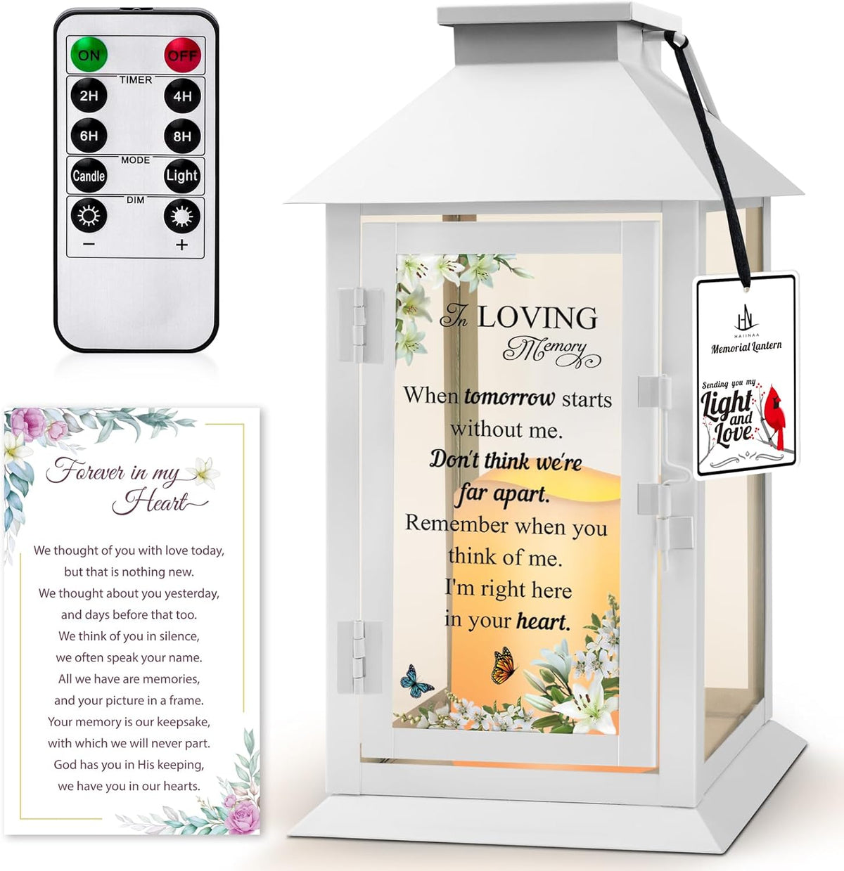 Memorial Lantern Bereavement Gifts in Memory of Loved One Memorial Gifts for Loss of Mother Loss of