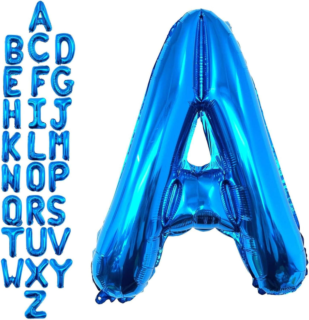 40 Inch Blue Letter A Balloons, DIY Phrase Foil Alphabet Letter A Balloons DIY Word A Banner for