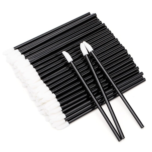 G2PLUS 100PCS Lip Gloss Applicators, Disposable Lip Brushes Lip Gloss Applicators Lipstick Gloss