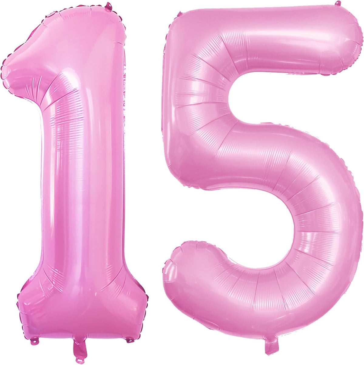 GOER Number 15 Balloons for 15th Birthday Sweet 15 Party Decorations,42 Inch Jumbo Foil Helium 51