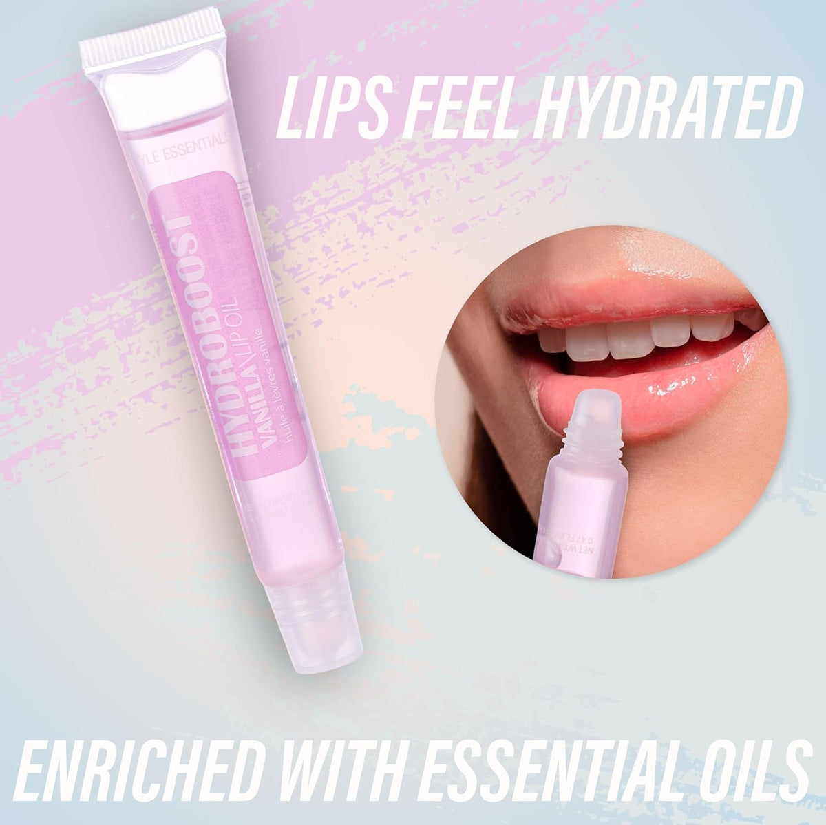 EXPRESSIONS 12pc Lip Oil Set - Flavored Lip Oils Value Pack, Hydrating Lip Oils w/Squeeze Tube