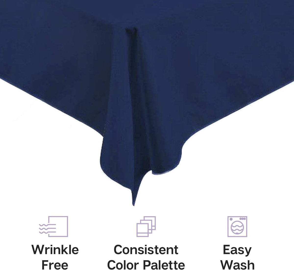 Gee Di Moda Rectangle Tablecloth - 60 x 102 Inch Caribbean Table Cloth for 6 Foot Rectangle Table
