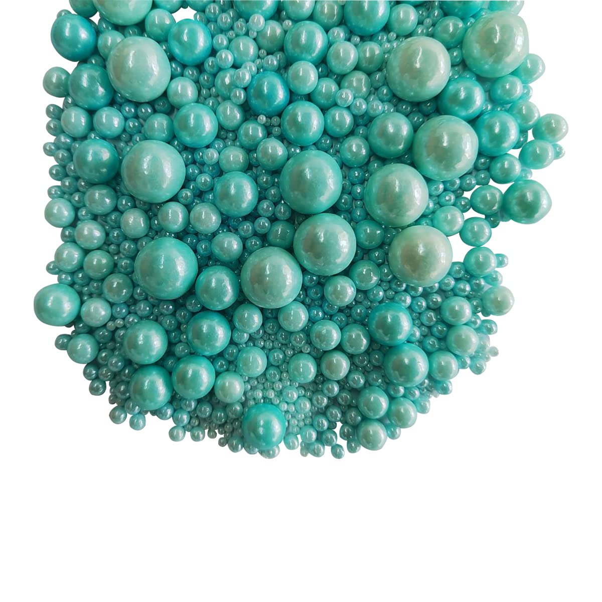 Edible Blue Sugar Pearls Candy Sprinkles 120G/ 4.23Ounce Baking Cake Sprinkles Cupcake and Cake