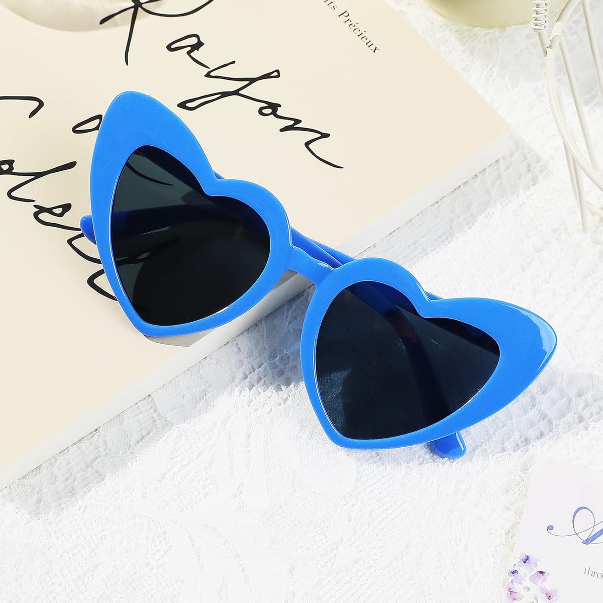 YOGFIT Heart Sunglasses for Women Fashion Classic Love Eye Protection Sunglasses Vintage Cute Heart