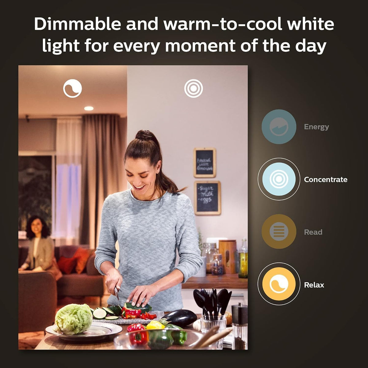 Philips Hue BR30 LED Smart Light Bulbs - Flicker-Free 85w Light Bulbs - Bluetooth Compatible