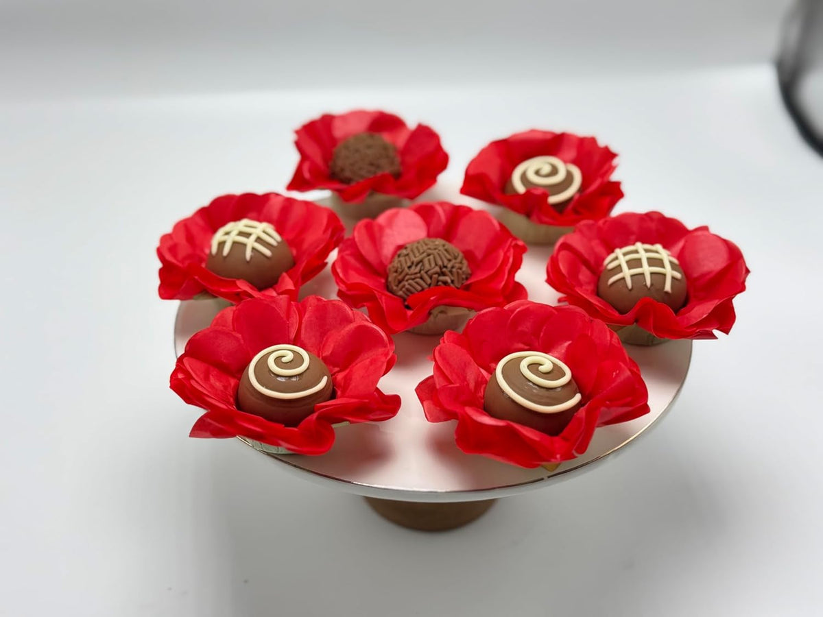 Handmade Paper Truffle Cups | Truffle Liners | Truffle Wrappers | Fominhas | Candy cups for