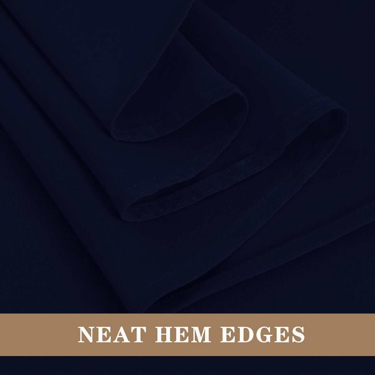 Fitable 6 Pack Square Tablecloths - 70 x 70 Inches - Stain Resistant and Reusable Table Clothes