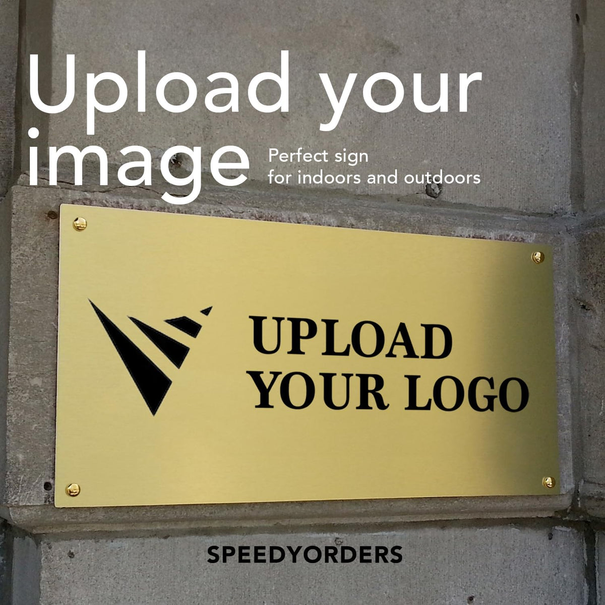 Custom Outdoor Metal Sign, Personalized Aluminum Safety and Business Sign, Waterproof White