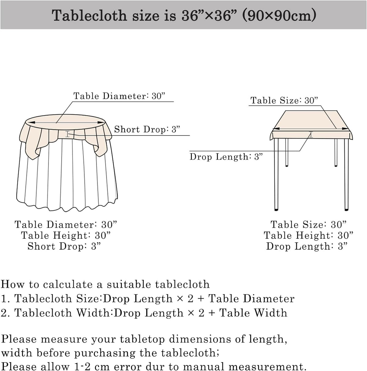 ShinyBeauty Gold Tablecloths 36X36 Inch, 2 Pieces Sequin Table Cloth for Party Sparkle Tablecloth