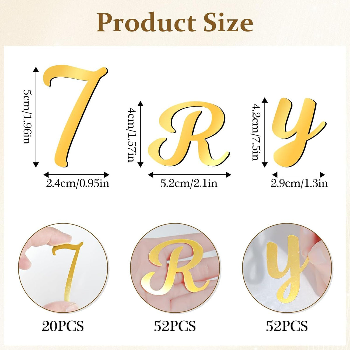 126 PCS Custom Name Cake Topper Acrylic Letters DIY Personalized A-Z & 0-9 Number Alphabet Cake