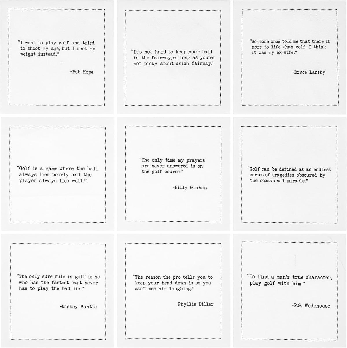 Five Star Napkins - White Cotton Cloth Napkins, 4.5" x 4.5" - (50 Pack) for Cocktails, Beverages