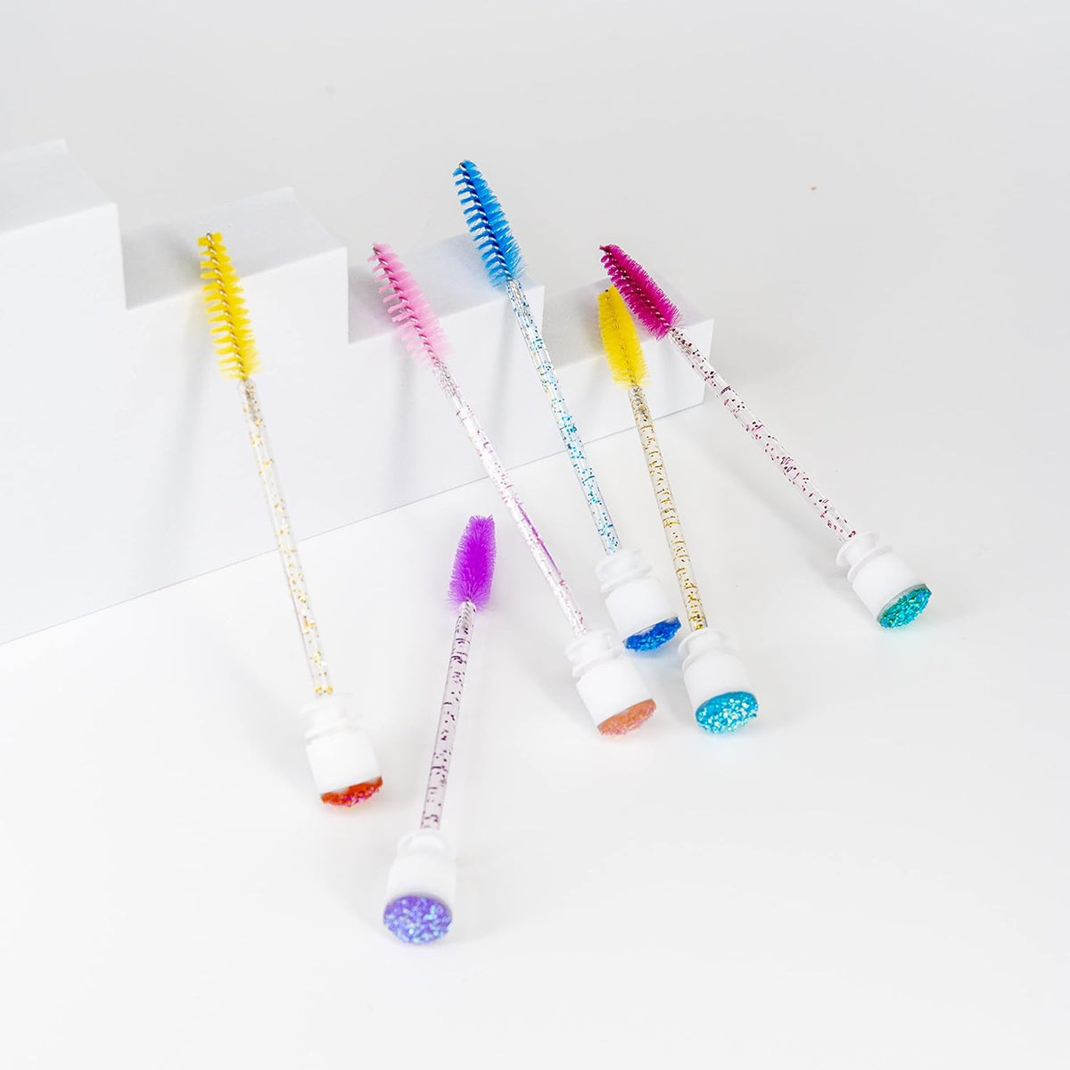 i-Laesh 20 Pcs Lash Brush Eyelash Brushes for Eyelash Extensions Spoolies Cleaning Mascara Wands