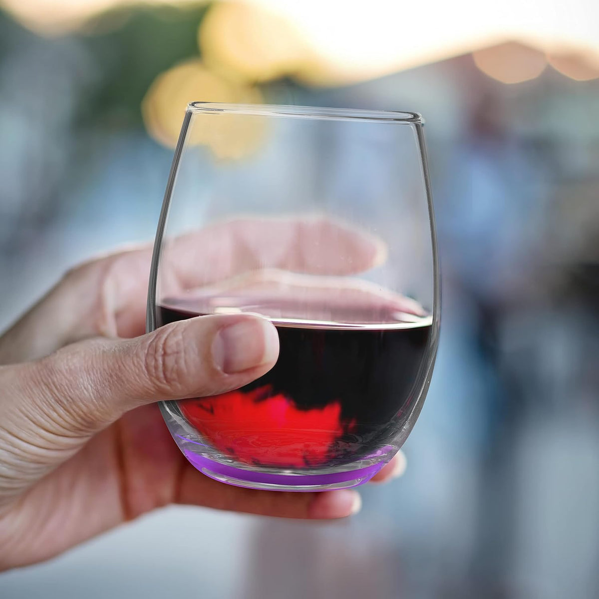 DISCOUNT PROMOS Stemless Wine Glasses by ARC 5.5 oz. Set of 12, Bulk Pack - Perfect for Hotel, Bar