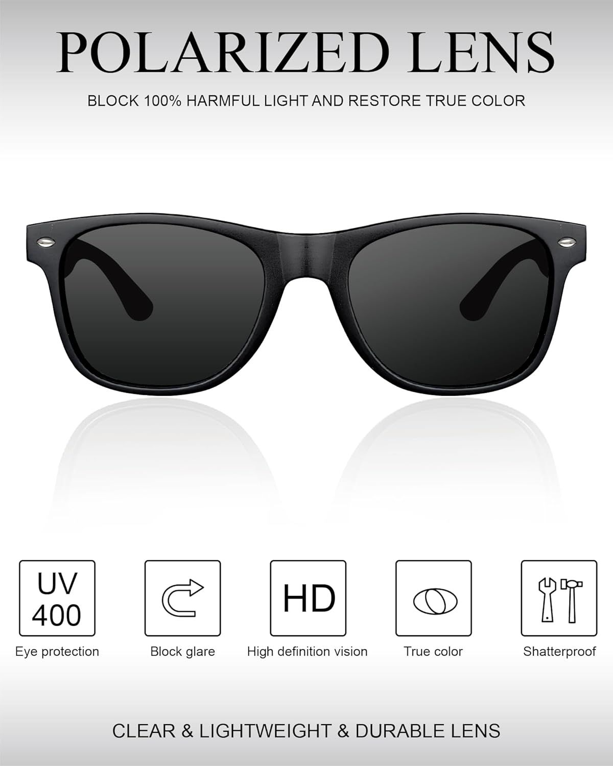 Bride and Groom Polarized Sunglasses for Wedding – UV400 Protection, Lightweight & Stylish Couple
