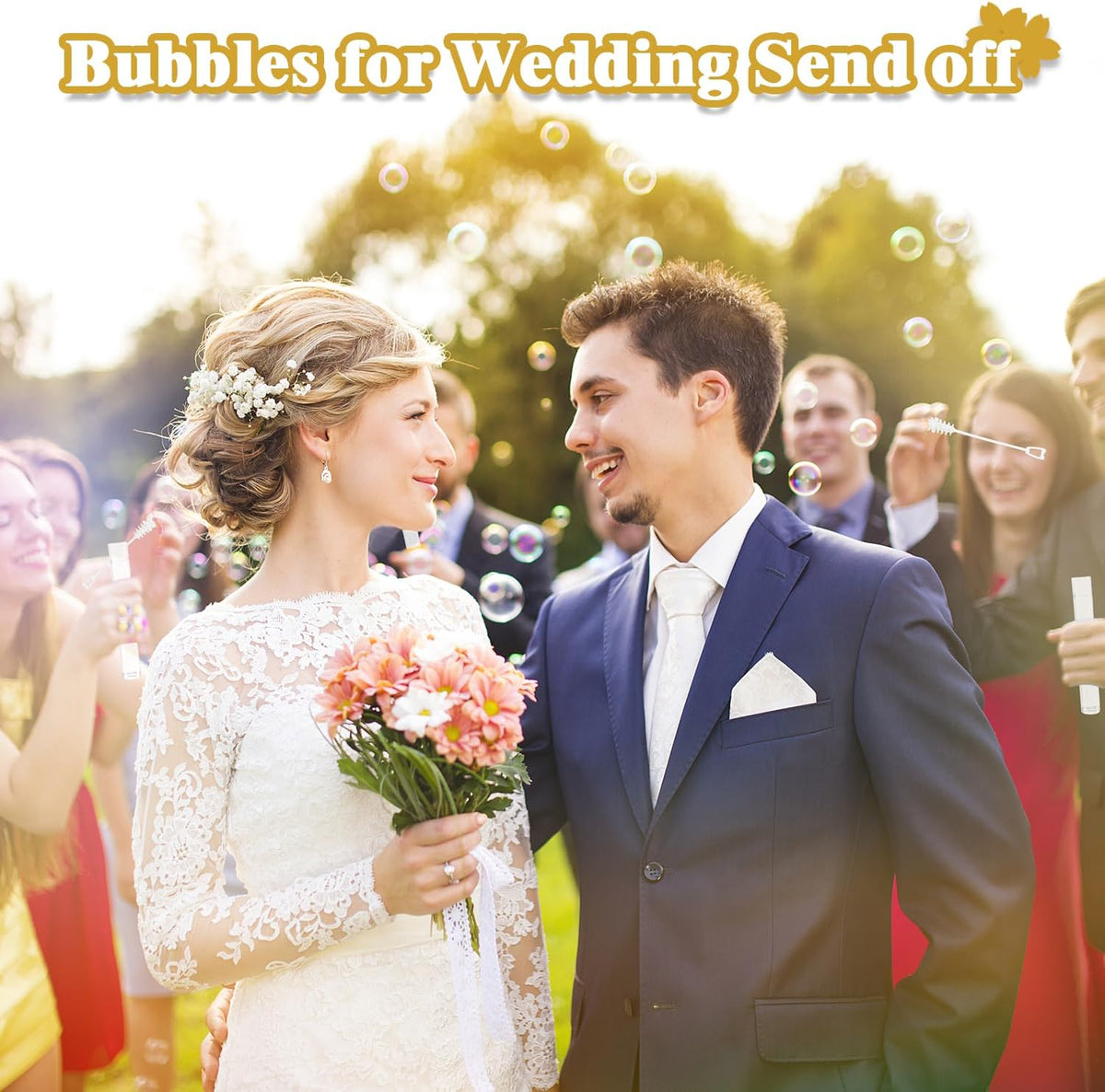 300 Count Bulk Mini Wedding Bubbles for Kids ＆ Guests,Wedding Send Off Reception Gift Ideas,Dance