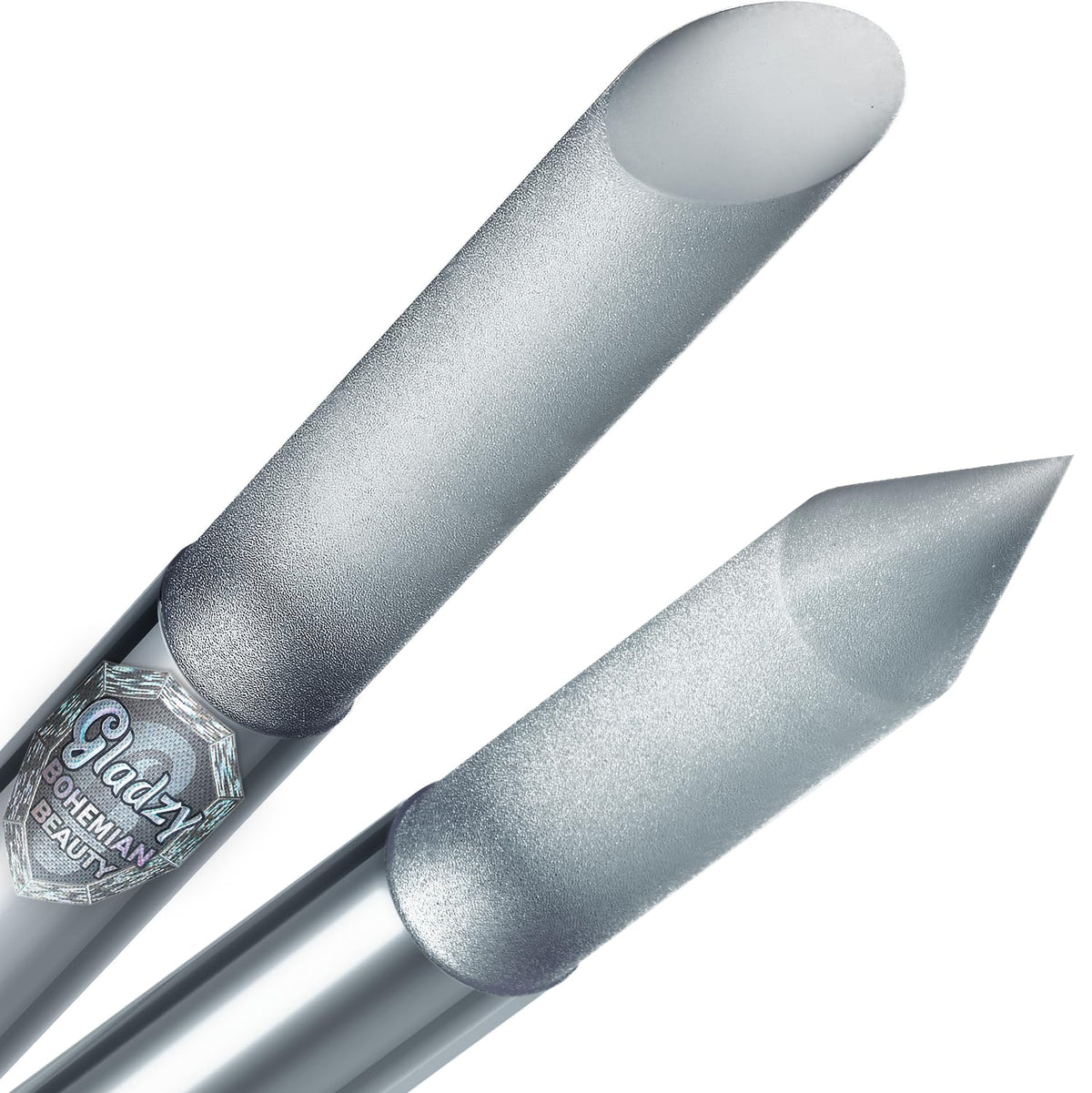 GLADZY Glass Cuticle Pusher - Manicure Cuticle Stick - Crystal Glass Cuticle Remover - Professional