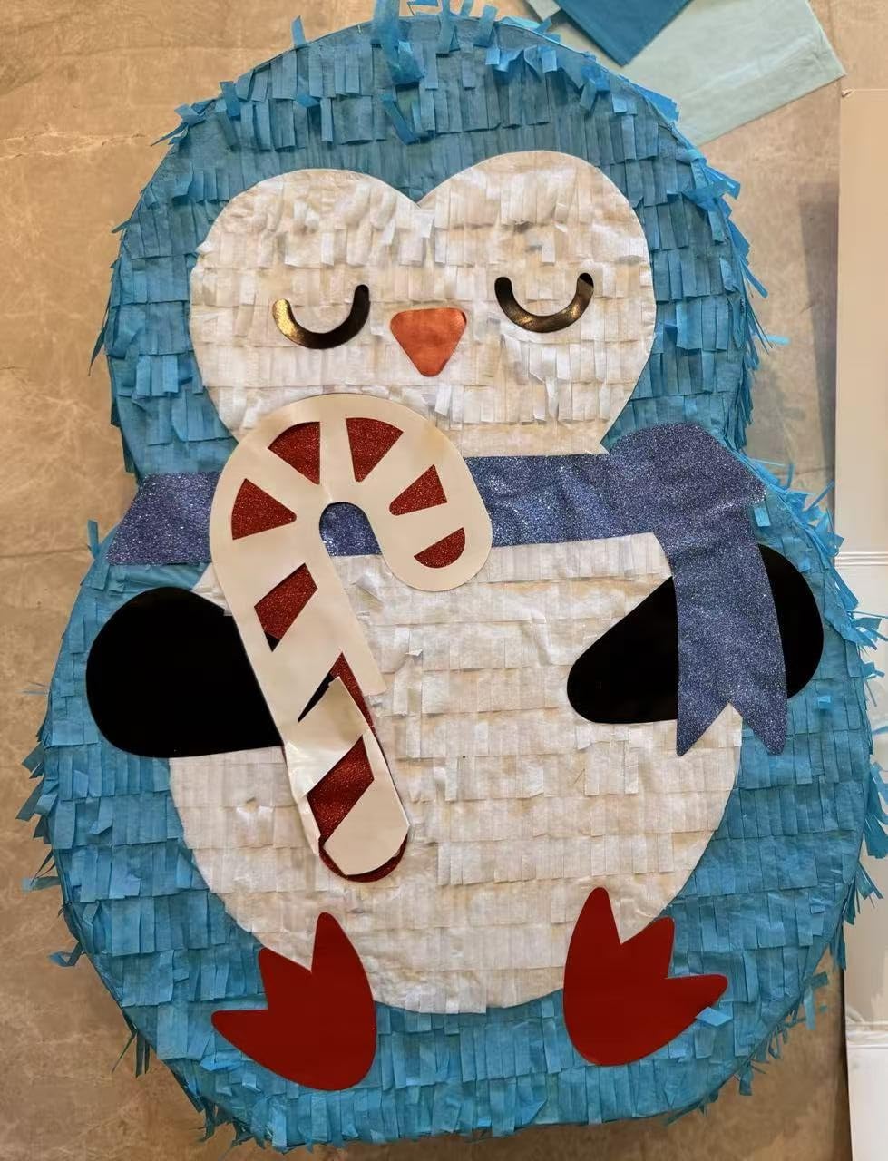 Penguin Pinatas Bundle with a Blindfold and Bat (15.4x13x4 Inches), Perfect for boys and girls