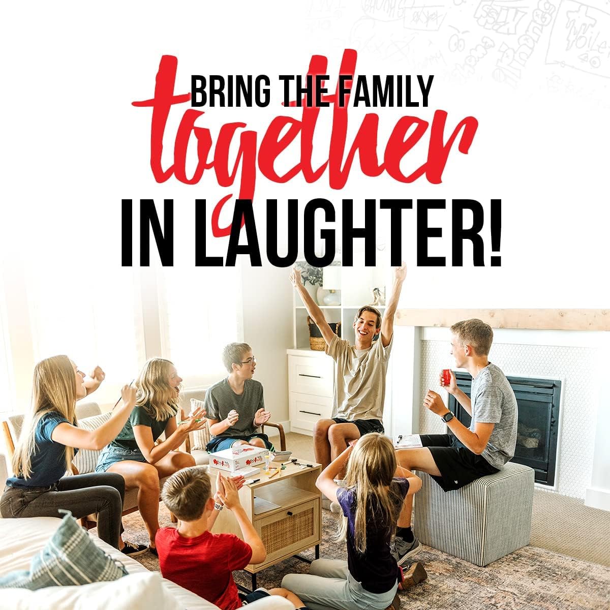 Inspiration Play Spoof Family Party Bluffing Board Game - Funny and Great for Groups Ages 8 and Up